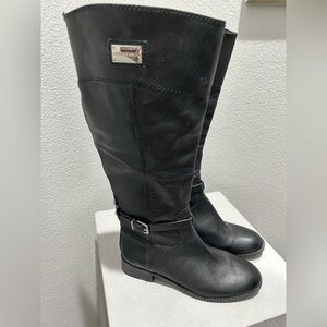 Antonio Melani New Wide Calf Black Boot. Size 7.5 Knee High